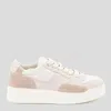 Hogan White And Pink Sneakers In Red
