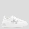 Hogan White And Silver Sneakers