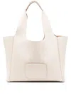 HOGAN WHITE H-BAG LEATHER TOTE BAG