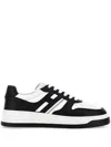 Hogan H630 Sneakers With Rubber Sole And Perforated Detailing In White