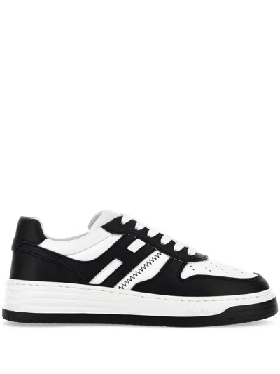 HOGAN WHITE H360 LACE UP SNEAKERS