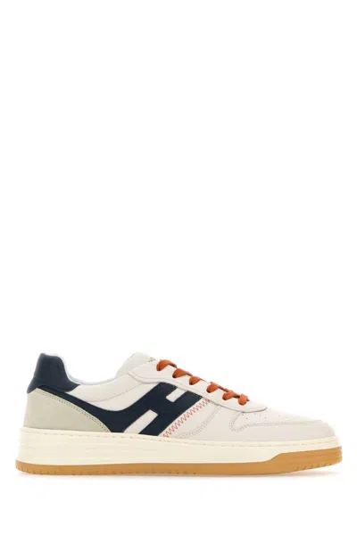 HOGAN WHITE H630 LOW TOP SNEAKERS
