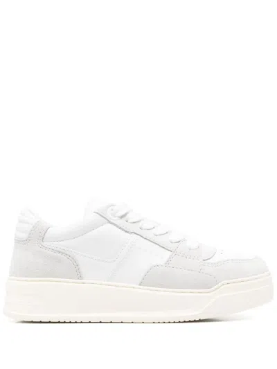 HOGAN WHITE LACE UP SNEAKERS