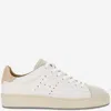 Hogan Leather Sneakers With Suede Toe In White