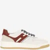 Hogan Retro-inspired Leather Sneakers With Memory Foam In White