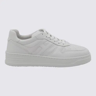 Hogan White Learher Sneakers
