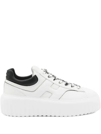 Hogan White Leather Footwear