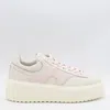 Hogan Stylish Sneakers With Platform Sole And Round Toe In Yogurt