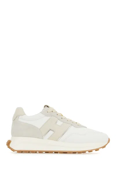 Hogan White Leather H641 Sneakers