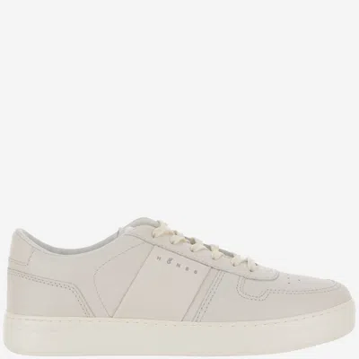 Hogan White Leather Sneakers