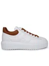 Hogan White Leather Sneakers
