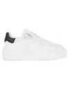 Hogan White Leather Sneakers In White