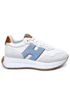 Hogan H641 Laced H Patch Sneakers In White