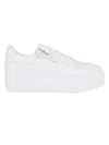 Hogan H670 White Leather Platform Sneakers