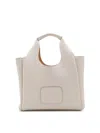 Hogan Shopping Bag "h" Small In White