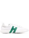 Hogan Leather 3r Low-top Sneakers With Rubber Sole In White