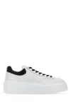 Hogan H-stripes Leather Sneakers In White