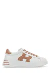 Hogan Rebel Sneakers In Nappa Leather Multicolor In White