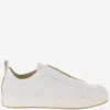 Hogan White Slip On Sneakers In Beige