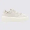 Hogan H-stripes Leather Sneakers With Contrasting Detail In Aa