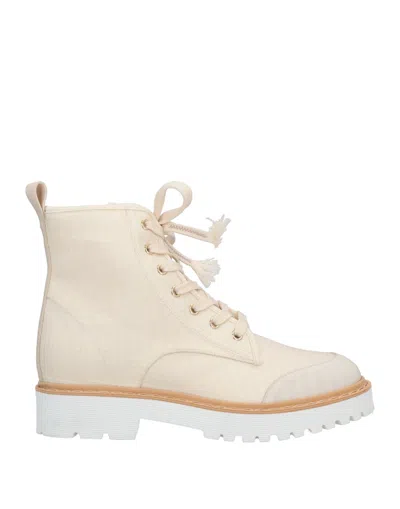 Hogan Ankle Boots In Beige