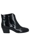 Hogan Ankle Boots In Black