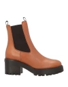Hogan H649 Slip-on Ankle Boots In Brown
