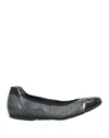 Hogan Ballet Flats In Black