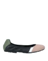 Hogan Woman Ballet Flats Blush Size 9.5 Soft Leather In Pink