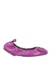 Hogan Ballet Flats In Purple