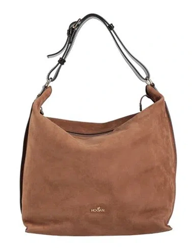 Hogan Woman Handbag Brown Size - Leather