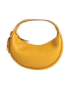 Hogan Woman Handbag Marigold Size - Leather In Yellow