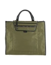 Hogan Woman Handbag Military Green Size - Textile Fibers, Leather