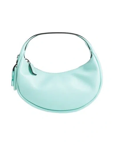Hogan Woman Handbag Turquoise Size - Leather