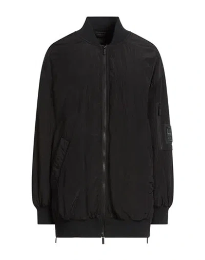 Hogan Woman Jacket Black Size L Polyamide