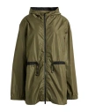 Hogan Woman Jacket Military Green Size Xxl Polyamide In Green