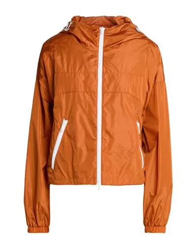 Hogan Woman Jacket Orange Size M Polyamide