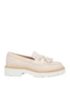 Hogan Loafers In Beige