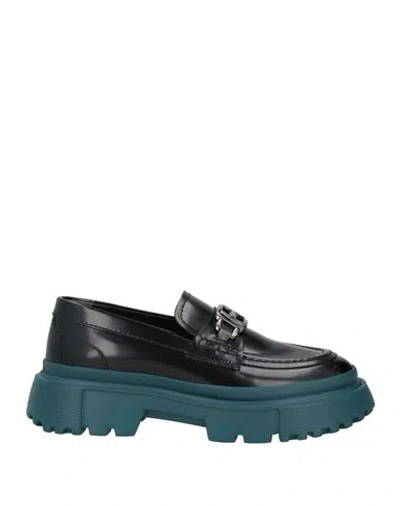 Hogan Woman Loafers Black Size 8 Leather