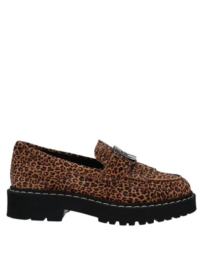 Hogan Loafers In Beige