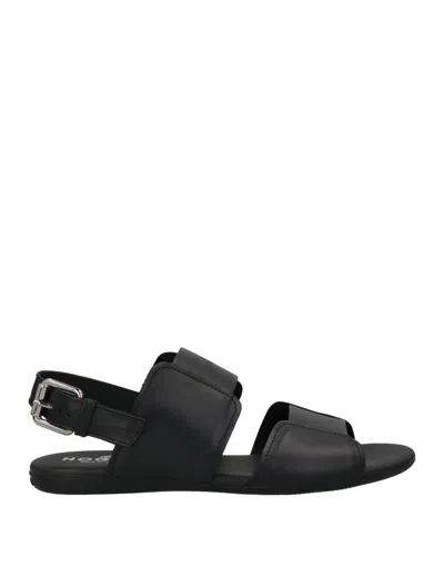 Hogan Sandals In Black