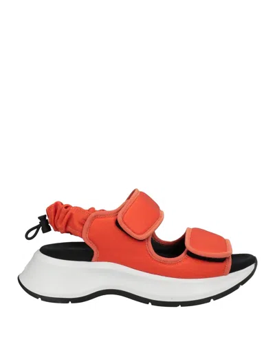 Hogan Sandals In Orange