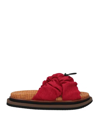Hogan Sandals In Red