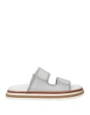 Hogan Sandals Silver In Silver