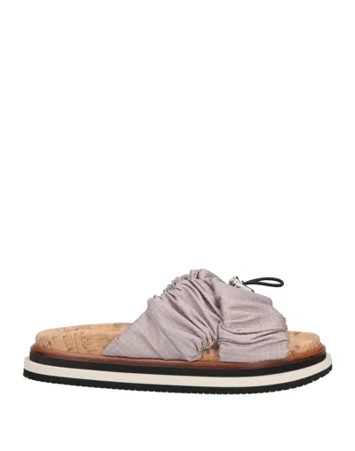 Hogan Sandals In Grey