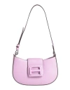 Hogan Woman Shoulder Bag Lilac Size - Leather