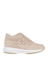 Hogan Sneakers  Interactive In Suede In Beige