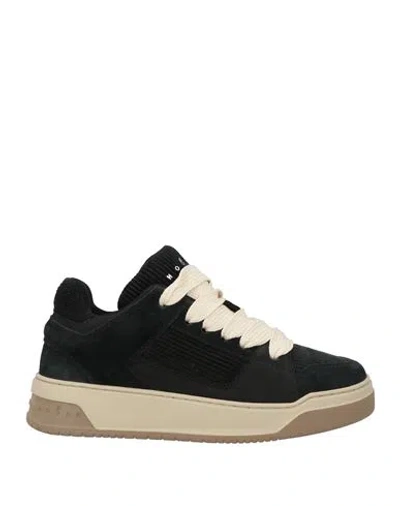 Hogan Sneakers Lace-up Padded Collar In Black