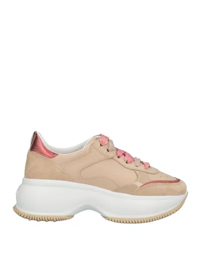 Hogan Sneakers In Beige