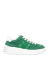 Hogan Woman Sneakers Green Size 6.5 Leather
